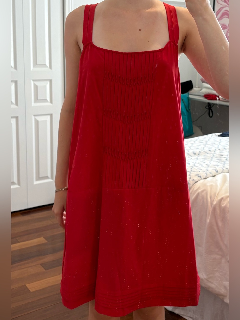 Red Sleeveless dress